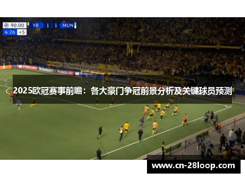 2025欧冠赛事前瞻：各大豪门争冠前景分析及关键球员预测